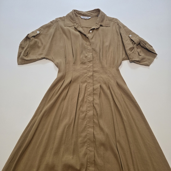 Veronica Beard Adavi Dress Short sleeves Collared Size 6 - Picture 2 of 11